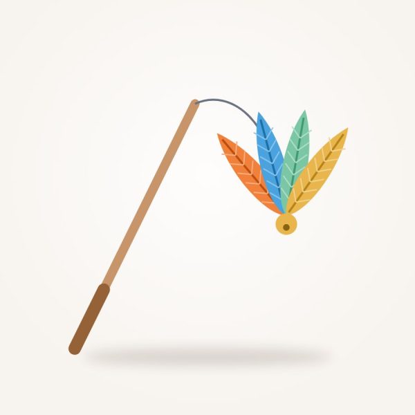 Feather Wand Cat Teaser